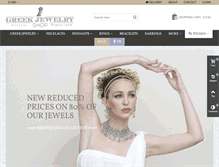 Tablet Screenshot of greekjewelryshop.com